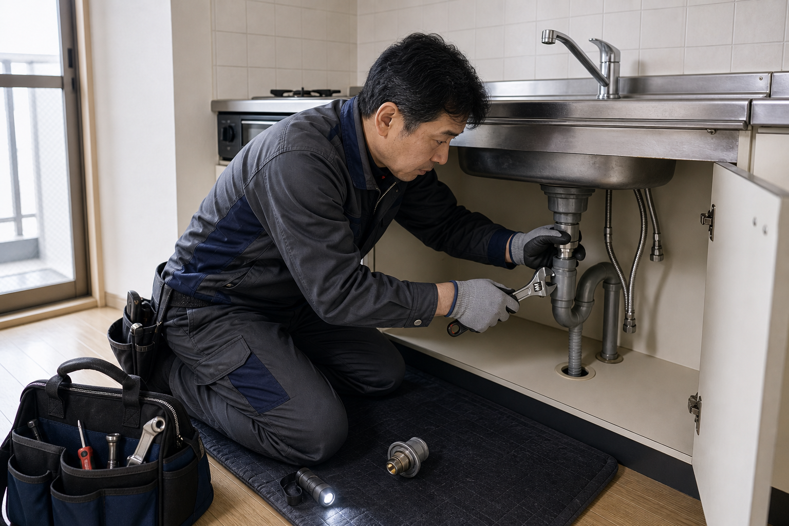 水回り・配管修理の作業イメージ